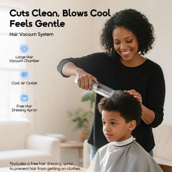 Oraimo BabyClipper Smart Vacuum Baby Hair Clipper, 3 image