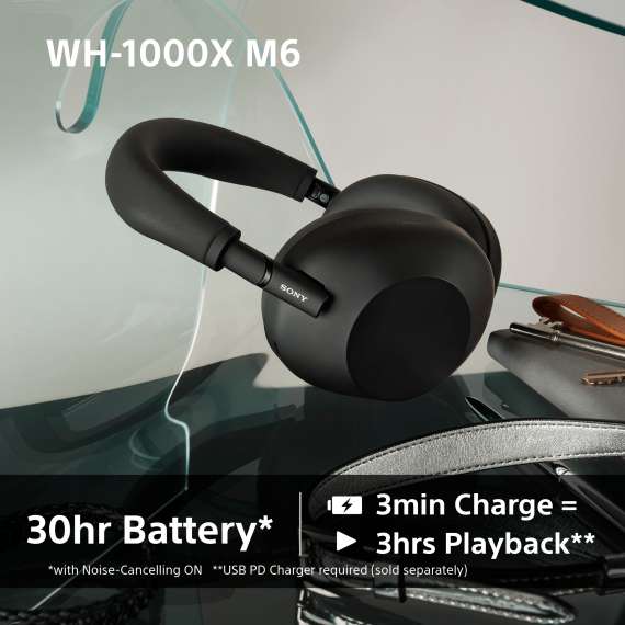 Sony WH-1000XM6 Wireless Noise Cancelling Headphones, 11 image