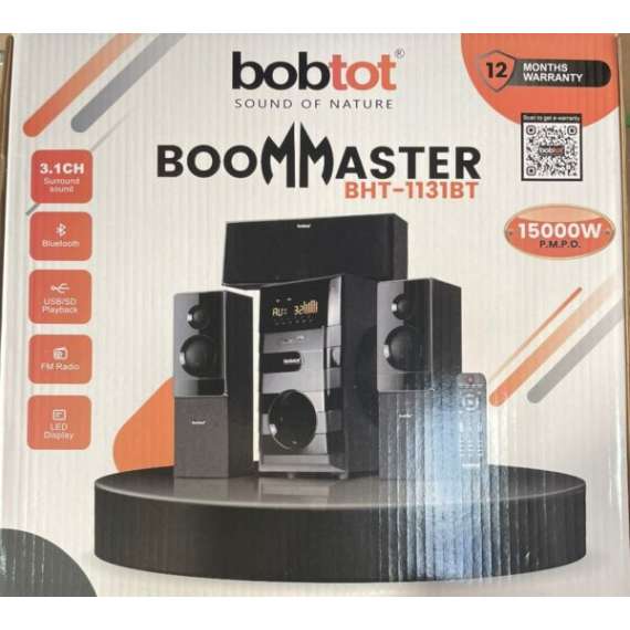 Bobtot BoomMaster BHT-1131BT 3.1CH Bluetooth Home Theater System, 2 image