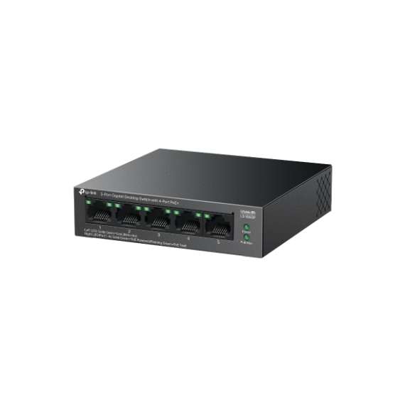TP-link TL-LS105GP 5 Port Gigabit Desktop Switch, 3 image