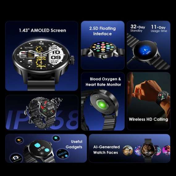 Oraimo Watch 5R Pro Smart Watch, 4 image