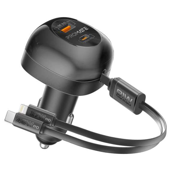 Promate POWERDRIVE-RCI81 81W Multi-Port Car Charger