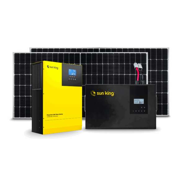 Sunking PowerHub Core 1.8 kWp 3.3 kW Inverter - 5 kWh battery - 1.8 kWp solar