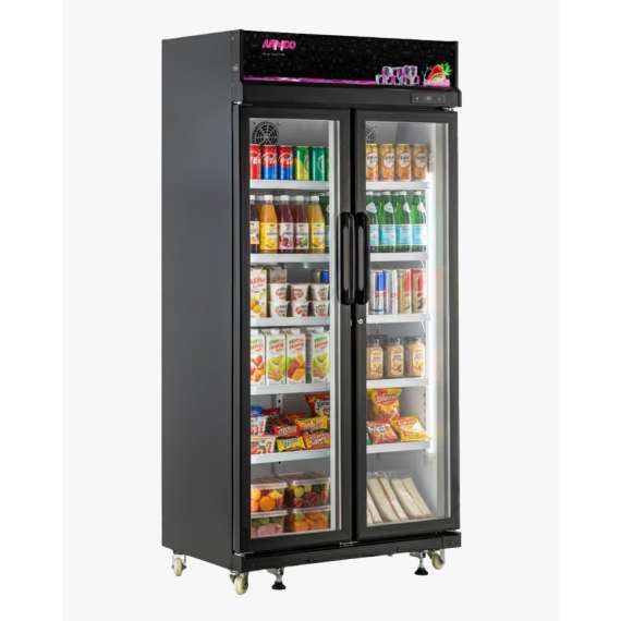 Armco ASC-700 580L No Frost Double Glass Door Showcase Cooler  Refrigerator, 2 image