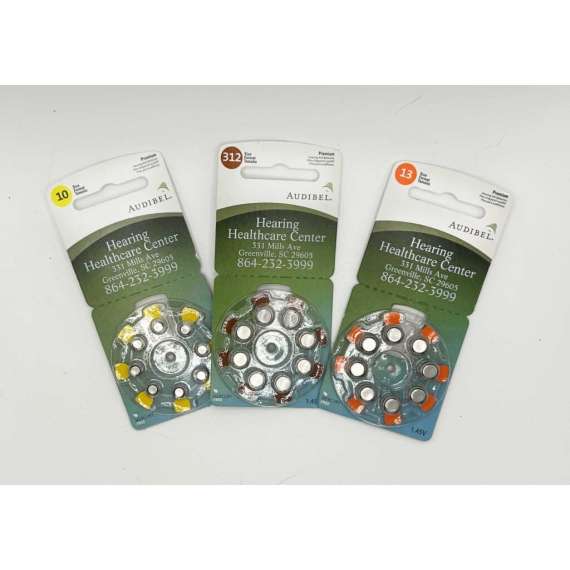 Audibel Size 312 8Pack Hearing Aid Batteries