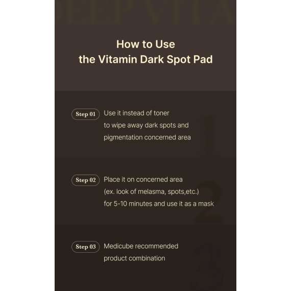 Medicube Deep Vita C Facial Toner Pads, 2 image