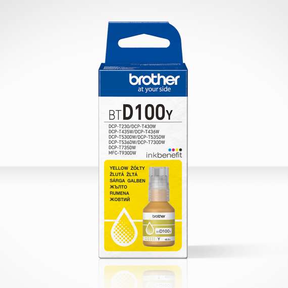 Brother BTD100Y Yellow Brother Ink Cartridge