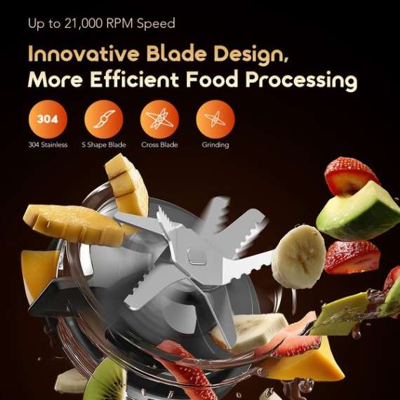 Oraimo OmniBlend 1500W 4-In-1 Multifunctional Blender, 3 image