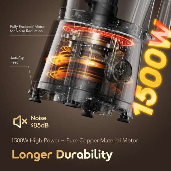 Oraimo OmniBlend 1500W 4-In-1 Multifunctional Blender, 4 image