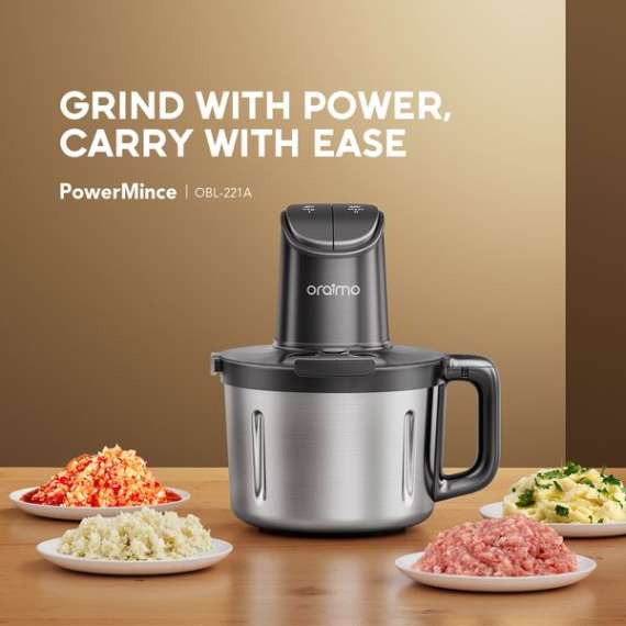 Oraimo PowerMince 4L 2-in-1 Powerful Meat Grinder, 2 image