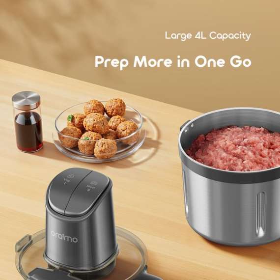 Oraimo PowerMince 4L 2-in-1 Powerful Meat Grinder, 5 image