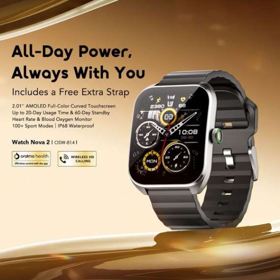Oraimo Watch Nova 2 Amoled Smart Watch, 4 image