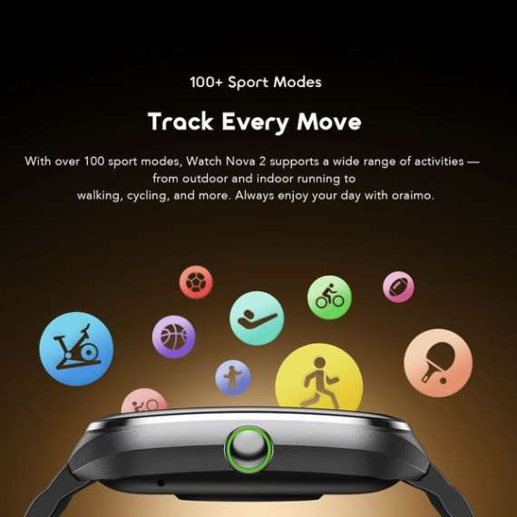 Oraimo Watch Nova 2 Amoled Smart Watch, 8 image