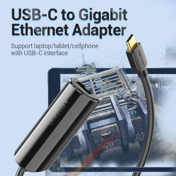 Vention USB-C to Gigabit Ethernet Adapter, 2 image
