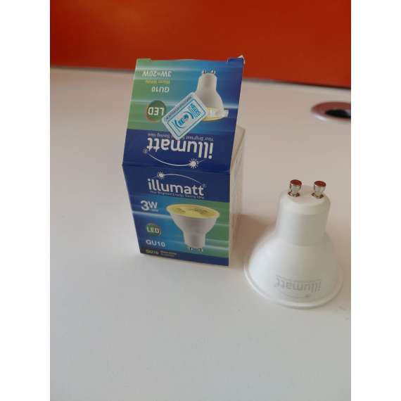 	Illumatt ILM0043LA-WM 3W GU10 WarmWhite LED SMD LAMP