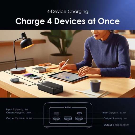 Oraimo PowerBox 400 Vision OPB-7400Q 40000mAh 22.5W fast charging power bank, 4 image