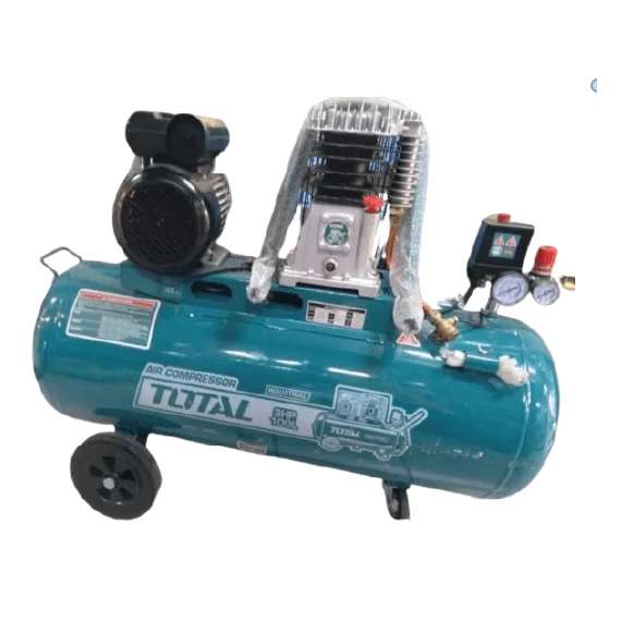 Total 100 Litres 3HP Electric Air Compressor
