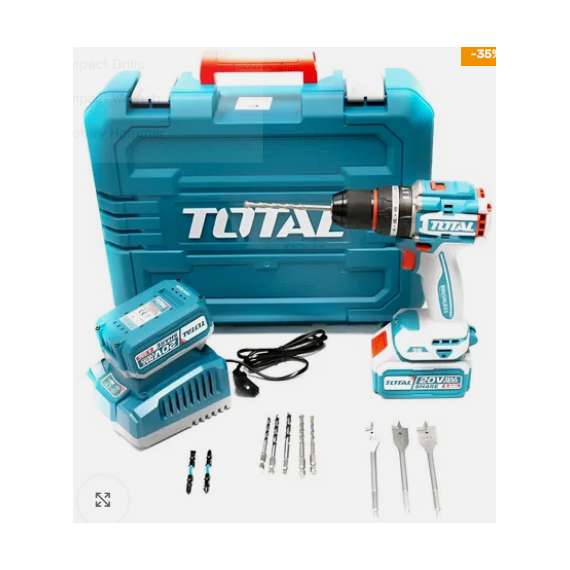 Total  TIDLI20968 96Nm 20v Brushless cordless impact drill