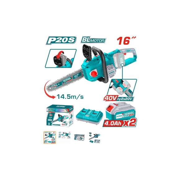 Total TGSLI401682 40V Lithium-Ion chain saw