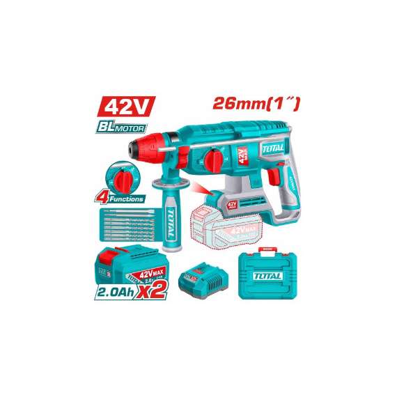 Total TRHLI422682 42V 26mm Cordless rotary hammer