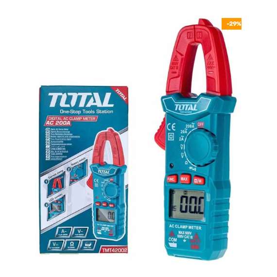 Total TMT42002 2000 Counts Digital AC clamp meter