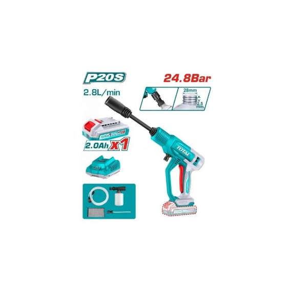 Total TFBLI20011 20V 24.8Bar Cordless pressure washer