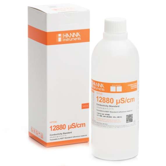 Hanna HI7030 12880µS/cm 500ml Conductivity Standard Solution