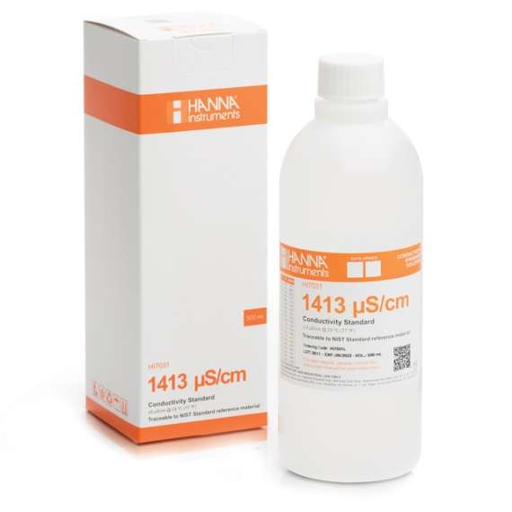 Hanna HI7031 1413µS/cm 500ml Conductivity Standard Solution