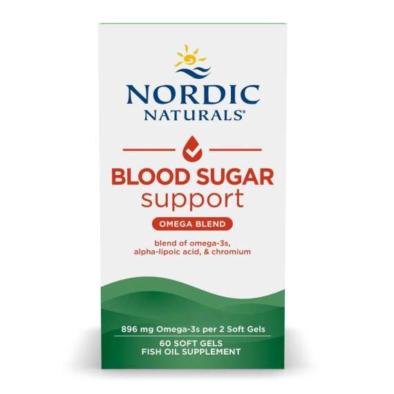 Nordic Naturals Omega Blood Sugar 60Softgels Supplement