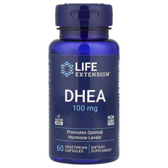 Life Extension 100mg Dhea 60Capsules Supplement