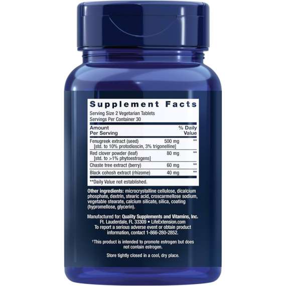 Life Extension Estrogen Balance Elite 60Tablets Supplement, 2 image