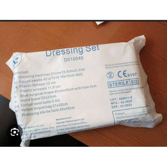 Sterile Disposable Dressing Set
