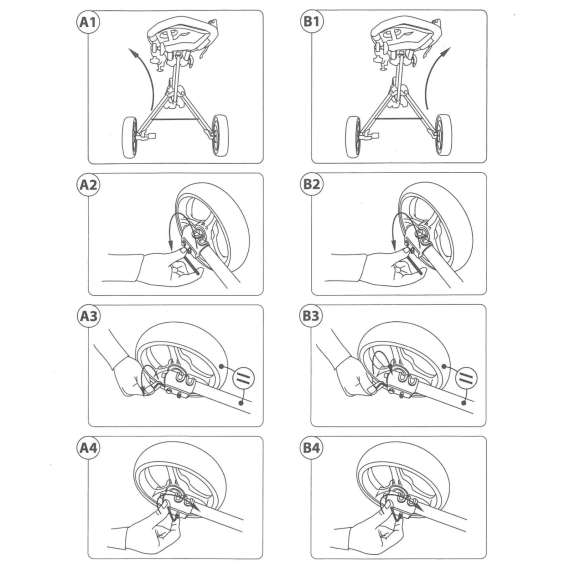 Inesis Three Wheel Golf Trolley, 5 image