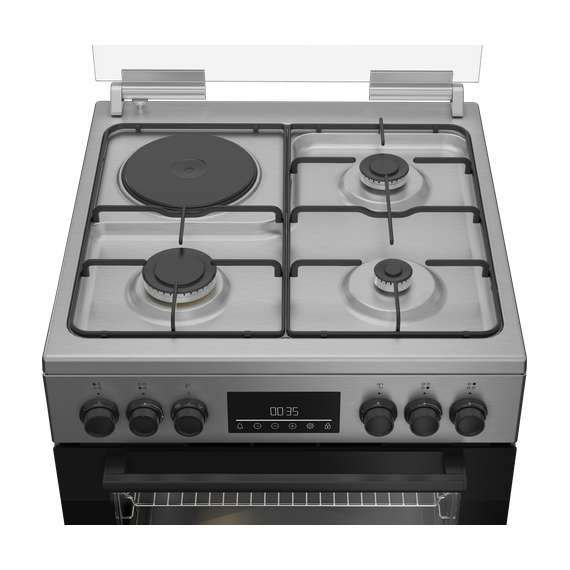 Beko FBE63320XDL 3 Gas  1 Electric 60CM Cooker, 5 image