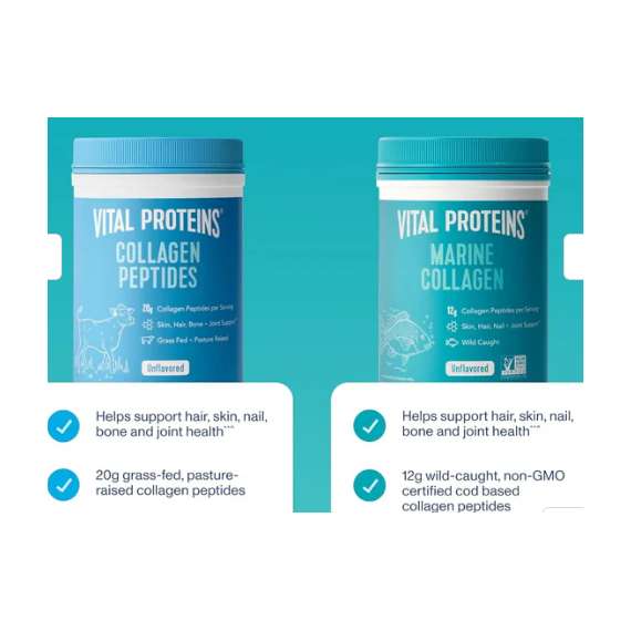 Vital Proteins 221g Marine Collagen Peptides Powder, 2 image