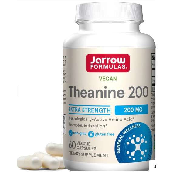Jarrow Theanine 200 mg Capsules