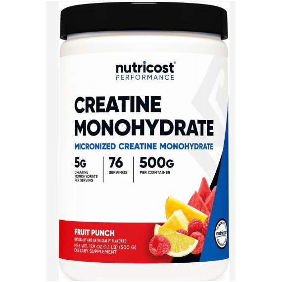 Nutricost 500g Creatine Monohydrate Powder Supplement