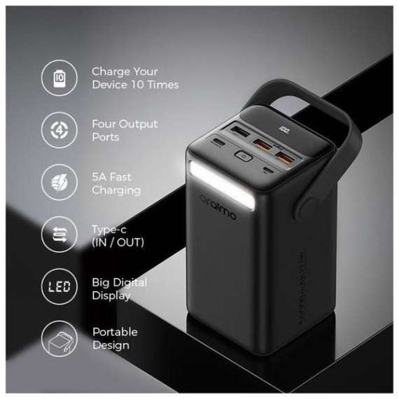 Oraimo PowerBox 500 OPB-500QN 50,000mAh 22.5W Power Bank, 3 image