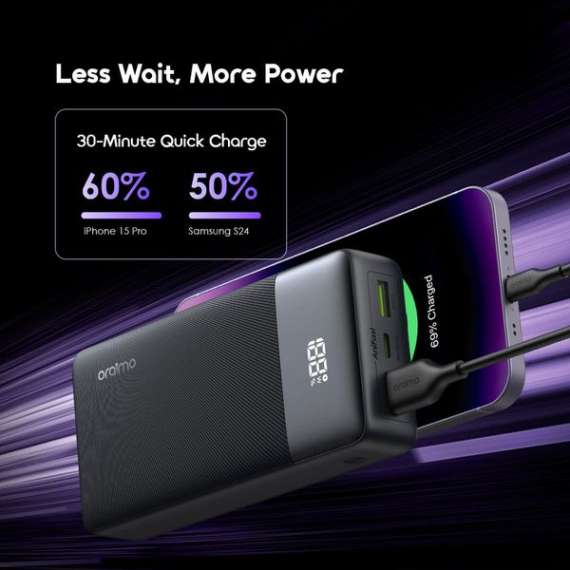 Oraimo PowerNova Q21 22.5W 20000mAh Power Bank, 3 image