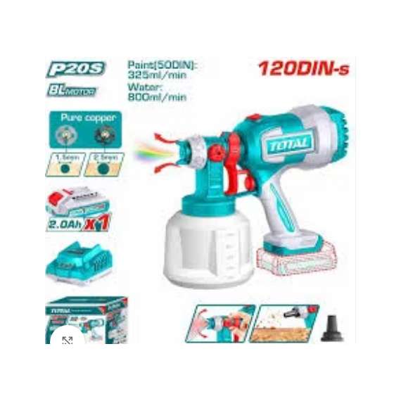 Total TSGLI20042 20v Cordless spray gun