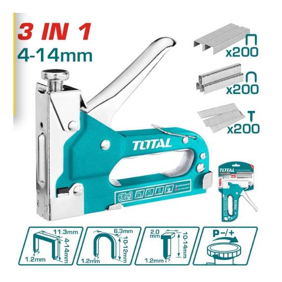 Total THT31143 3 In 1 staple gun