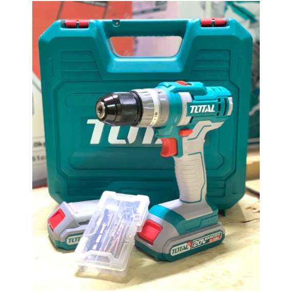 Total 20V Lithium-Ion Cordless Impact Drill