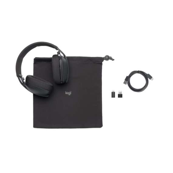 Logitech Zone Vibe Wireless and Bluetooth Over the ear Headphones, 5 image