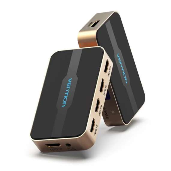 Vention 5 In 1 Out Black HDMI Switcher