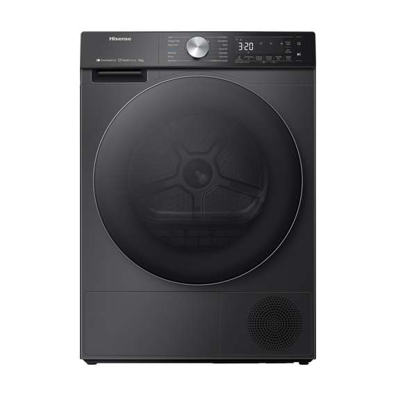 Hisense DH5S102BB 10KG Black Inverter Heat Pump Dryer