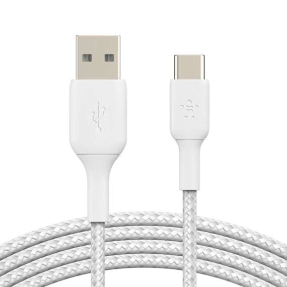 Belkin BoostCharge Braided USB-C to USB-A 1M Cable, 2 image
