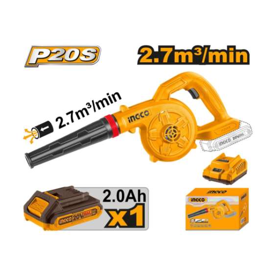 Ingco CABLI200281 20V LITHIUM-ION Blower