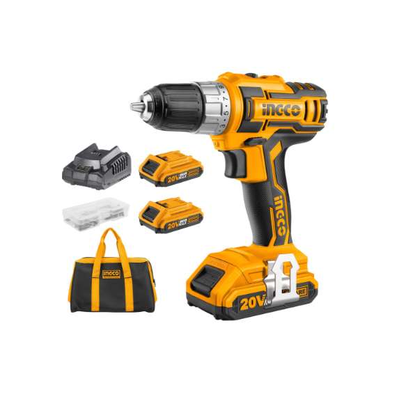 Ingco CDLI20023 20V 45Nm LI-ION Cordless Drill
