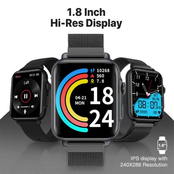 Promate PROWATCH-B18 IP68 Fitness Tracker Smartwatch, 4 image