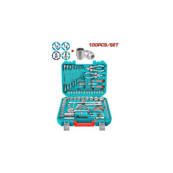 Total THKTHP21006 100 Pcs tools set